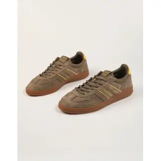 TOMMY HILFIGER - Tenis marrón The Greenwich de ante