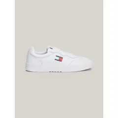 TOMMY HILFIGER - Tenis blanco de Cuero color block