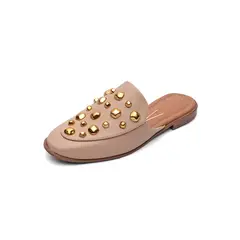 VIZZANO - Slipper Baleta Zueco Beige-Dorado