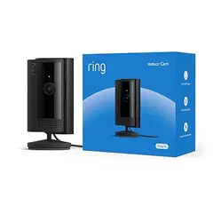 RING - Cámara Indoor Seguridad para el hogar o negocio con video HD 1080p Negro