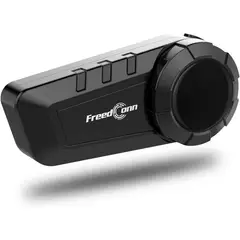 FREEDCONN - Intercomunicador Bluetooth Casco Moto 6 Pilotos IP65 1200m KY PRO