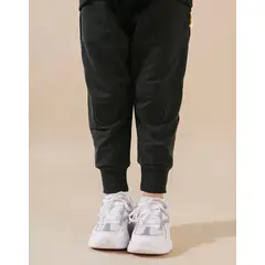 DOSOJOS - Jogger niñas y niños en 100% algodón peruano - Negro