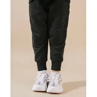 DOSOJOS - Jogger niñas y niños en 100% algodón peruano - Negro