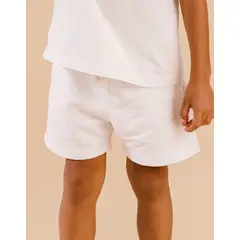DOSOJOS - Short para niñas y niños en 100% algodón peruano - Marfil