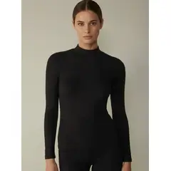 FRIOLENTA - Camiseta Primera Capa Ropa Térmica Frío - negro
