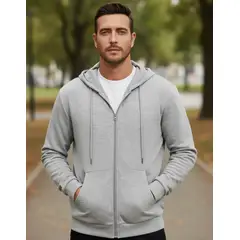 ELEMENTAL STORE - BUZO HOODIE SACO HOMBRE EN ALGODON