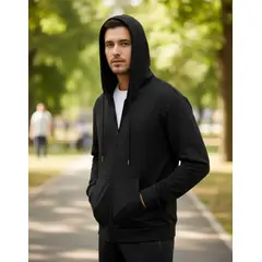ELEMENTAL STORE - BUZO HOODIE SACO HOMBRE EN ALGODON
