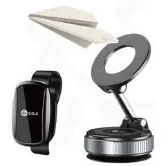 GENERICO - Soporte Magnético Goji 3en1 Para Celulares En Auto