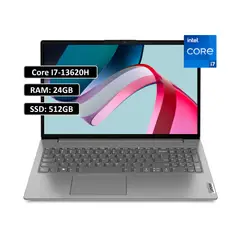 Lenovo - PORTATIL V15 INTEL CORE I7-13620H RAM 24GB DDR5 SSD 512GB 15.6 WIN11 HOME