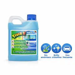 GENERICO - Limpiaparabrisas TRUCK II Sin Amoníaco Brillo Cristalino 1 Litro