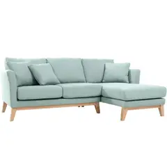 MOBLIHOUSE - Sofá Esquinero Chaise Longue 87x236x130 Azul