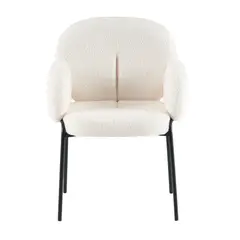 MUEBLES FIOTTI - Silla de comedor beige Aydana 62x64cm