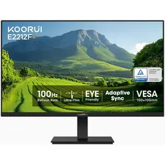 GENERICO - KOORUI Monitor LED 21.5 pulgadas FHD 1080p uso PC 100 Hz 24 W