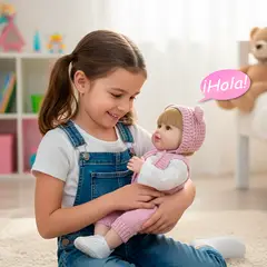 GENERICO - Muñeca Inteligente Bebé Realista Didáctica MG50498
