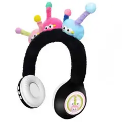 GENERICO - Diademas Audífonos Bluetooth de Peluche Verde Para Niños MSL-827