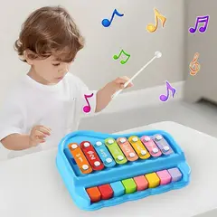 MIELTECH - Piano Xilofono Instrumento Musical Interactivo Niños Bebe
