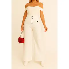 YOGA & GYM - Pantalón de lino tiro alto con cintura elástica y pierna amplia