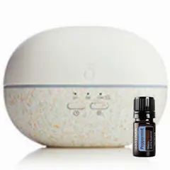 GENERICO - Difusor Pebble de doTERRA + Aceite Esencial de Menta x 5ml