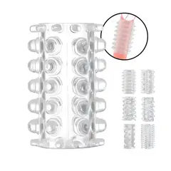 GENERICO - Funda Para Pene Dedos Texturizada Anillo Retardante Sexual