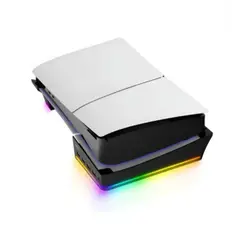 GENERICO - Base Horizontal con Luz LED para Consola PS5 Slim y Pro Blanco