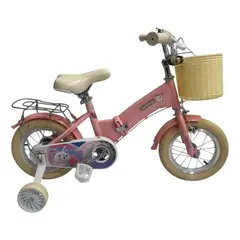 KIDSHOP - Bicicleta Plegable Canasta Pito Frenos Niña Rin 12 Bc01-a