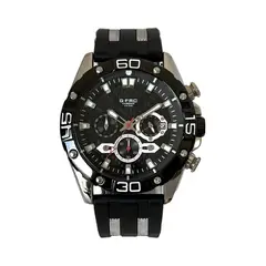 GFORCE - Reloj G Force 8019T Plata Fondo Negro