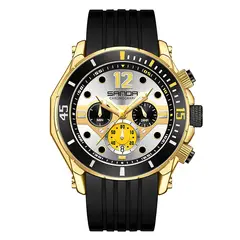 SANDA - Reloj 5310 Negro Dorado