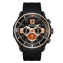 SANDA - Reloj 5310 Negro Fondo Naranja