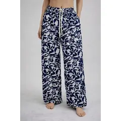 YOGA & GYM - Pantalon Palazzo Estampado con bolsillos Talla Unica