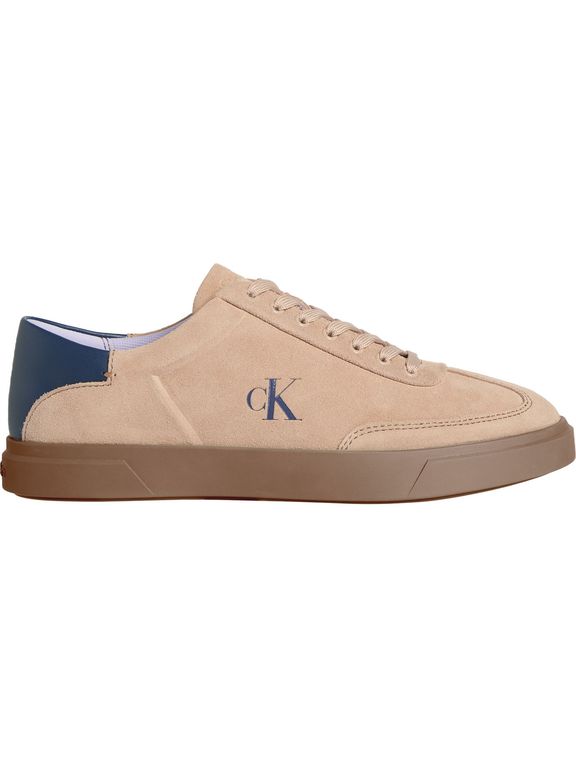 Imagen de Tenis beige de ante de perfil bajo