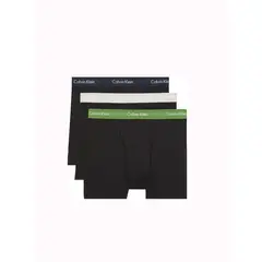 CALVIN KLEIN - Pack negro de 3 boxers brief - cotton stretch