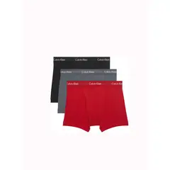 CALVIN KLEIN - Pack multicolor de 3 boxers trunk - cotton stretch