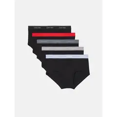 CALVIN KLEIN - Pack negro de 5 brief - Cotton Classics