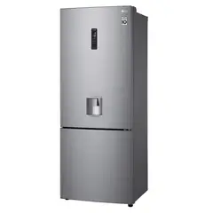 LG - Nevera Bottom Freezer 454 L No Frost Plateada GB45SPPAPZCCLM