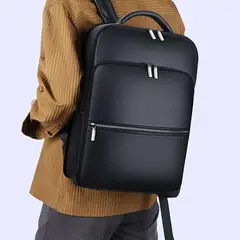 GENERICO - Mochila Ejectiva De Cuero Sintetica