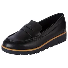 COMFORT PLUS - Zapatos Casuales Killey Tipo Mocasín Para Mujer Negro 200830