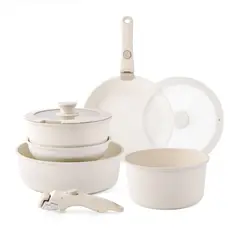 GENERICO - Juego de Ollas de Granito Antiadherente con Ceramica de Alta Calidad