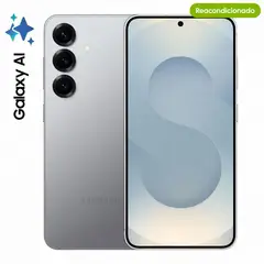 SAMSUNG - Celular Galaxy S25 128 GB 5G Plateado Reacondicionado + Garantía extendida + Panel Solar