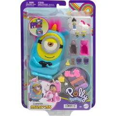 POLLY POCKET - & Minions Juego compacto coleccionable con muñeca figuras y accesorios