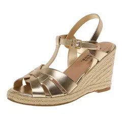 MONTEGO BAY CLUB - Sandalias Con Taco Tipo Cuña Maya Para Mujer Dorado 210068