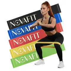 TECH - Bandas Bandas Elásticas Resistencia Poder Novafit Power Bands Látex