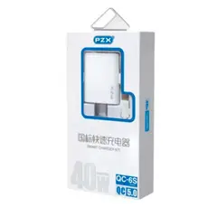 GENERICO - Cargador + Cable Usb - Micro Pzx Qc-6s De 40w