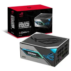 ASUS - Fuente de Poder Rog THOR 1200W 80 Plus Platinum III Modular de Alta Estabilidad