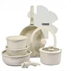 GENERICO - Juego de Ollas Antiadherentes en Granito Ceramica Premium