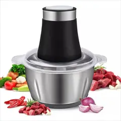 WAER - Molino De Carne Verduras Y Granos Eléctrico Picador De Acero