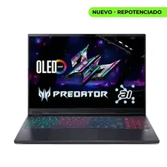 ACER - PORTATIL GAMER HELIOS NEO 16S ULTRA 9 275HX - RAM 32GB - SSD 2TB - RTX 5070TI 12GB