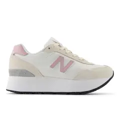 NEW BALANCE - Tenis 515 Mujer-Blanco/Rosa