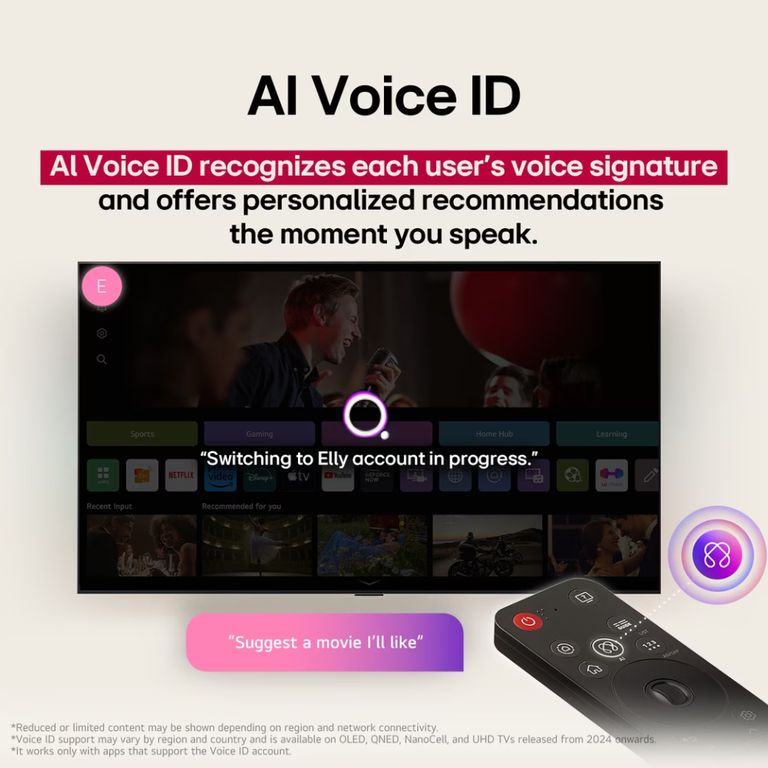 Televisor OLED evo AI Smart TV 4K 55” G5 con Dolby Vision y Procesador α11 AI Gen2 OLED55G5PSA