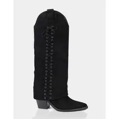 STIVALI - Bota Abigail Gamuza Negro