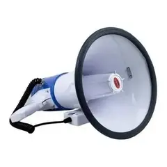 GENERICO - Megafono Recargable 50w Usbsd Sirena Grabador Voz